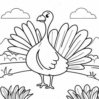 Beautiful Turkey Landscape Coloring Page 61704-48824