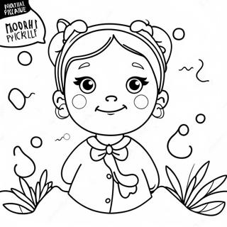 Cute Moriah Elizabeth Pickle Coloring Page 61714-48835