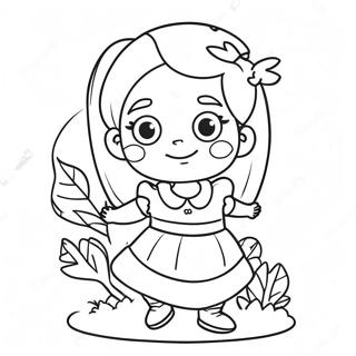 Cute Moriah Elizabeth Pickle Coloring Page 61714-48836