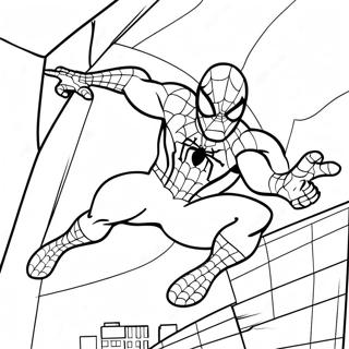 Homecoming Spiderman Coloring Pages