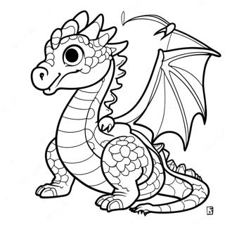 Wish Dragon Coloring Page 61743-48865