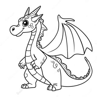 Wish Dragon Coloring Page 61743-48868