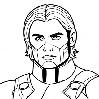 Bucky Barnes Coloring Pages