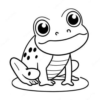 Sweet Frog Coloring Page 61843-48931