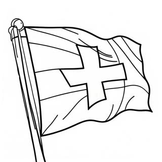 Switzerland Flag Coloring Page 61863-48949