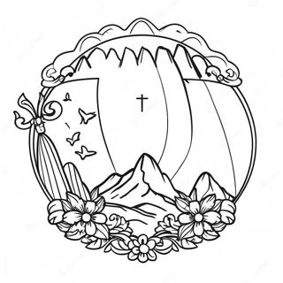 Switzerland Flag Coloring Page 61863-48952