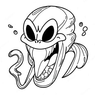 Venom Sonic Coloring Page 61933-49005