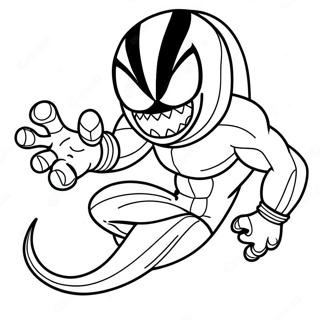 Venom Sonic In Action Coloring Page 61934-49022