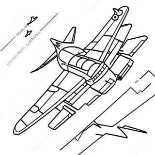 B2爆撃機 塗り絵ページ