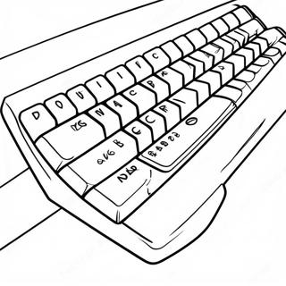 Keyboard Coloring Page 61953-49020