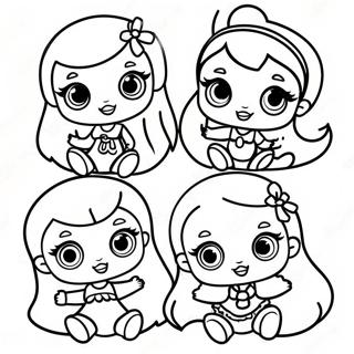 Baby Bratz Dolls Coloring Page 61963-49026