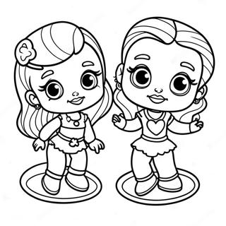 Baby Bratz Dolls Coloring Page 61963-49027