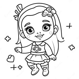 Cute Baby Bratz Fashion Coloring Page 61964-49035