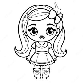 Cute Baby Bratz Fashion Coloring Page 61964-49036