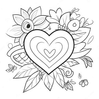 Heartsping Coloring Pages