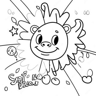 Say No To Drugs Coloring Page 62003-49059