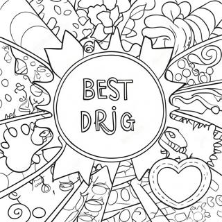 Colorful Anti Drug Message Coloring Page 62004-49074