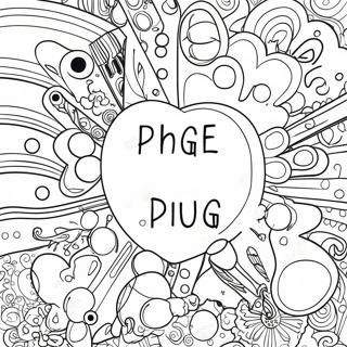 Colorful Anti Drug Message Coloring Page 62004-49075