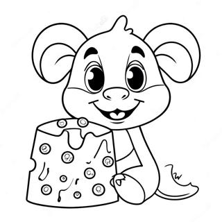 Gus Gus With Cheese Coloring Page 62044-49086