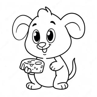 Gus Gus With Cheese Coloring Page 62044-49087