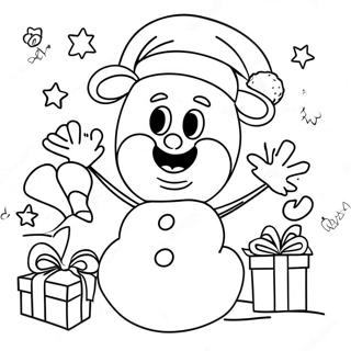 Joyful Christmas Thank You Coloring Page 62154-49173