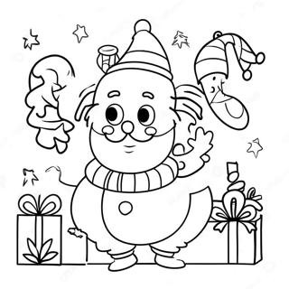 Joyful Christmas Thank You Coloring Page 62154-49175