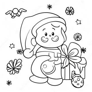 Joyful Christmas Thank You Coloring Page 62154-49176