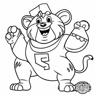 College Mascot Coloring Pages