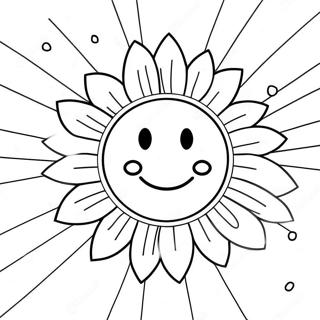 Good Vibes Only Happy Sunshine Coloring Page 62184-49208