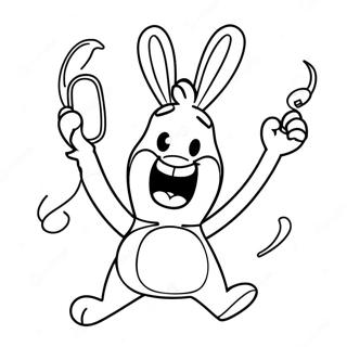 Rabbids Coloring Page 62233-49255