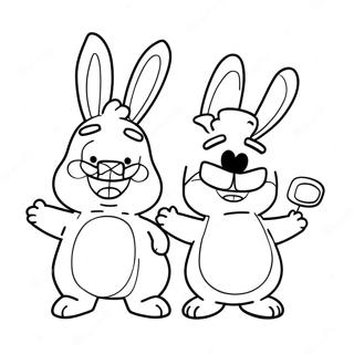 Rabbids Coloring Page 62233-49256