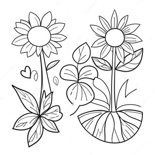 Plant Life Cycle Coloring Pages