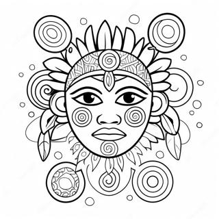 Taino Puerto Rico Coloring Pages