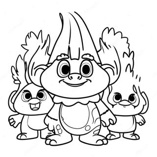 Trolls World Tour Coloring Pages