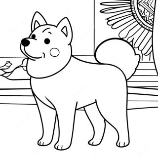 Shiba Inu Farvelægningsside 62353-49336