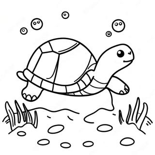 Realistic Sea Turtle Coloring Pages