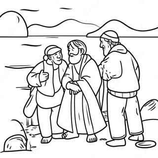 Fishers Of Men Coloring Page 62403-49392