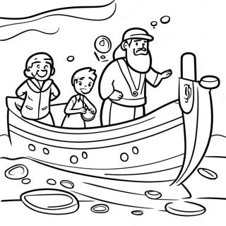 Joyful Fishers Of Men Coloring Page 62404-49387