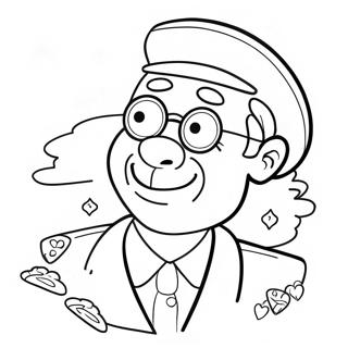 Funny Simon Coloring Page 62414-49393