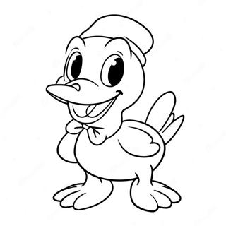 Donald Duck Christmas Coloring Page 62443-49406