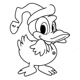 Donald Duck Christmas Coloring Page 62443-49407