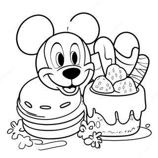 Disney Food Coloring Pages