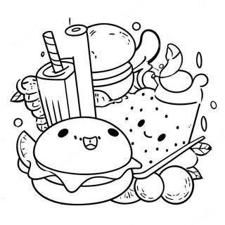 Disney Food Coloring Page 62453-49424