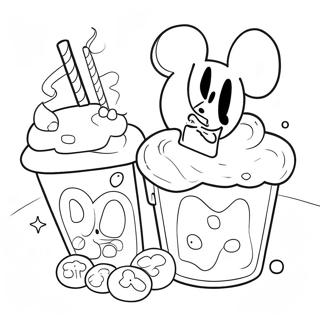 Magical Disney Treats Coloring Page 62454-49432