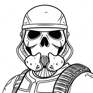 Skull Trooper Kleurplaat 62533-49484