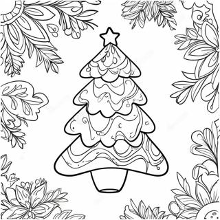 Christmas Tree Decoration Coloring Page 62573-49525