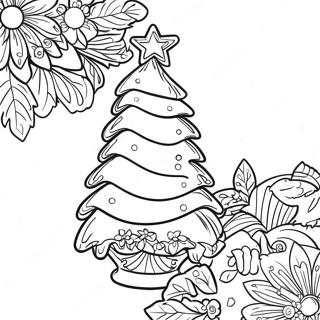 Christmas Tree Decoration Coloring Page 62573-49526