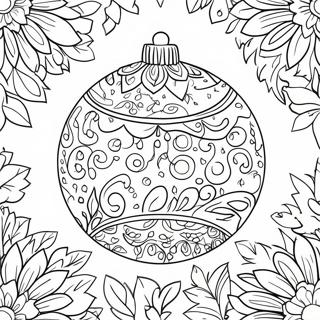 Christmas Tree Decoration Coloring Page 62573-49528