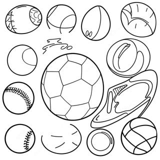 Page À Colorier De Ballons De Sport 62603-49542