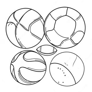 Page À Colorier De Ballons De Sport 62603-49544